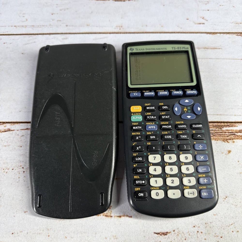 TI-83 Plus Texas Instruments Graphic Calculator No Power Parts Repair Used